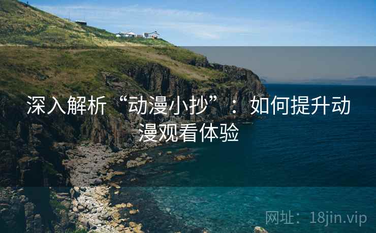 深入解析“动漫小抄”：如何提升动漫观看体验