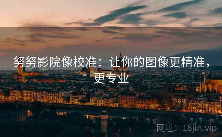努努影院像校准：让你的图像更精准，更专业